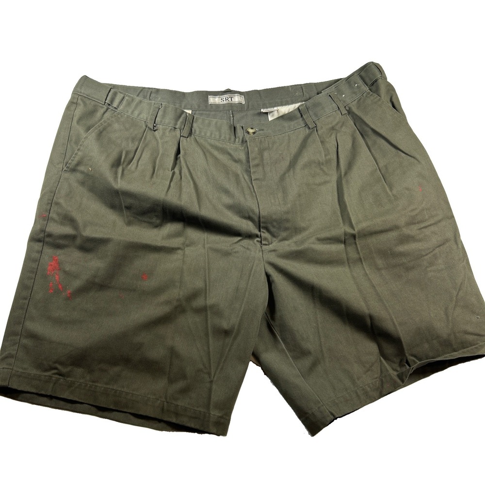 Vintage SRT Casual Cotton Shorts Sz 46 Distressed Skater Style Work Wear 🔥